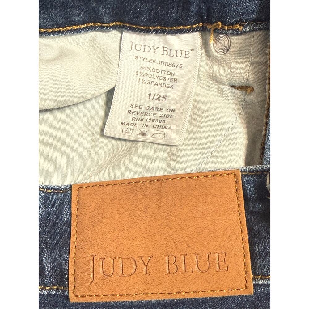 Judy Blue Straight Dark Wash Jeans, Size 1/25 - Picture 9 of 9